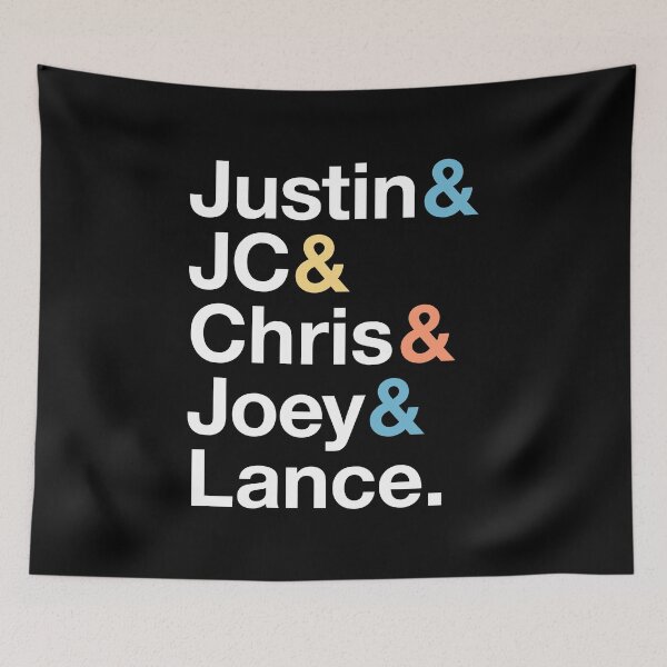 Item preview, NSYNC Names & Ampersand Style designed and sold by opalime.