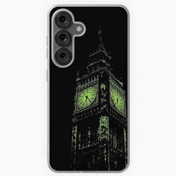 Item preview, Minimalist Lime Green London Big Ben designed and sold by pelagio.