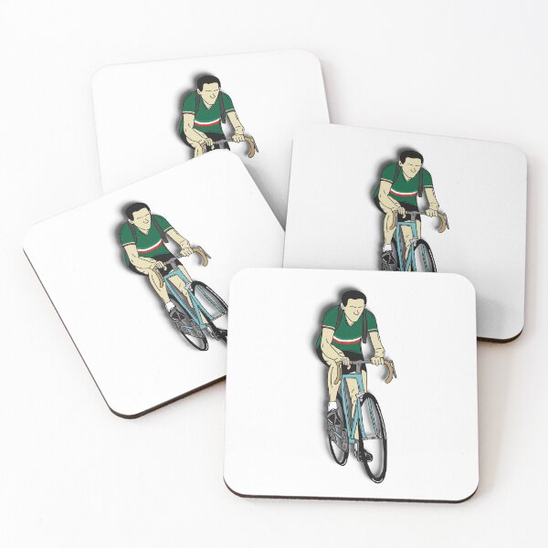 Item preview, Cycling Legends: Fausto Coppi (Maglia tricolore) designed and sold by @p3p3ncil.