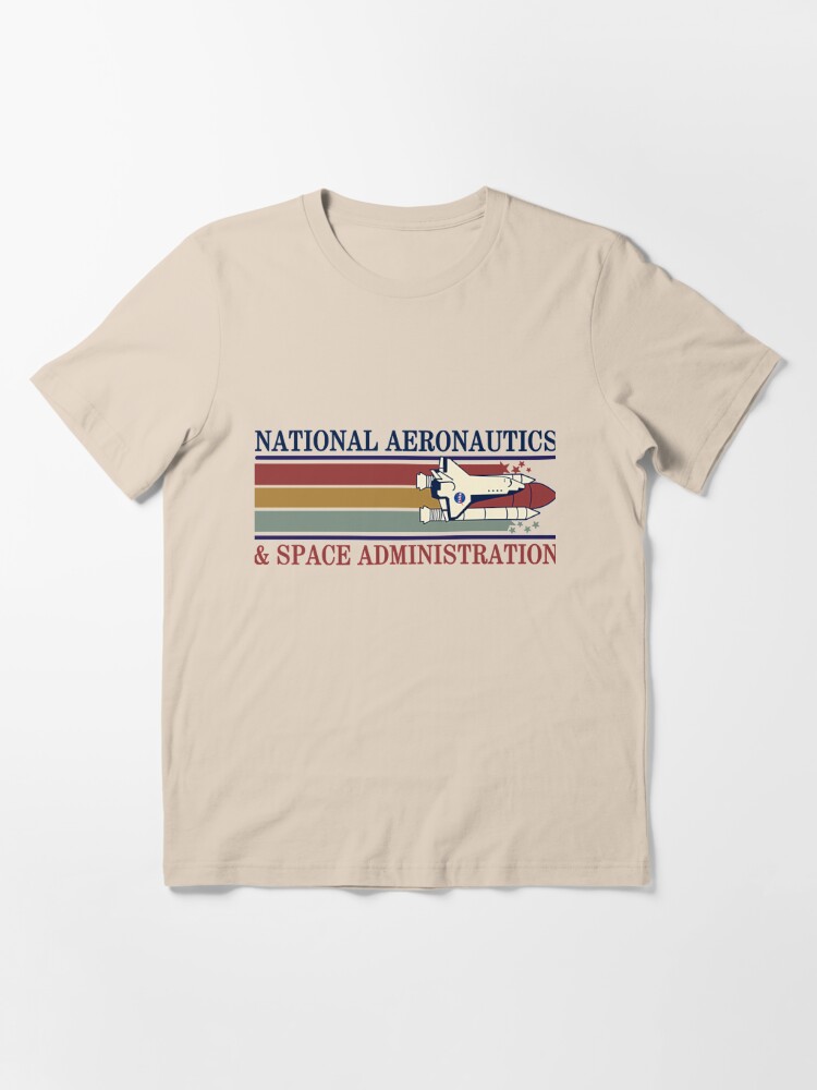 Shifted Stripes NASA Ringer Tee – SpaceTrader Gift Shop