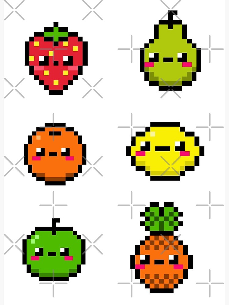 PIXEL ART FRUIT COLLECTION