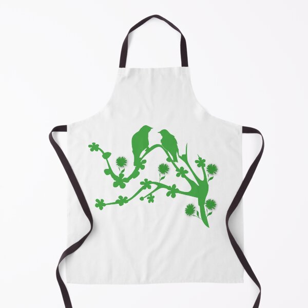 Item preview, Green Birds with Flowers designed and sold by AmeliaStore1.