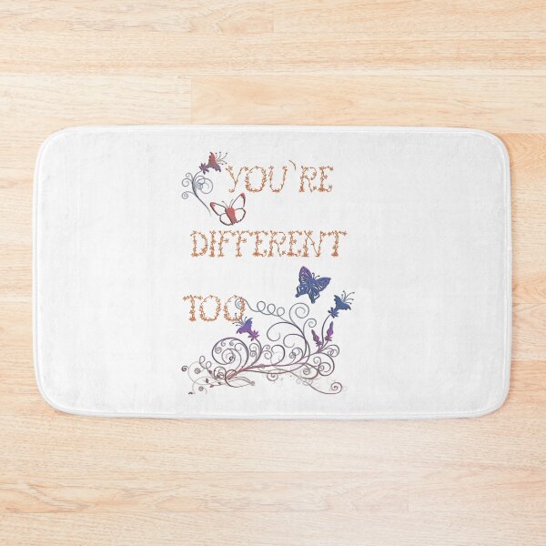 Item preview, You're Different - Floral Version designed and sold by Rococo Dreams.