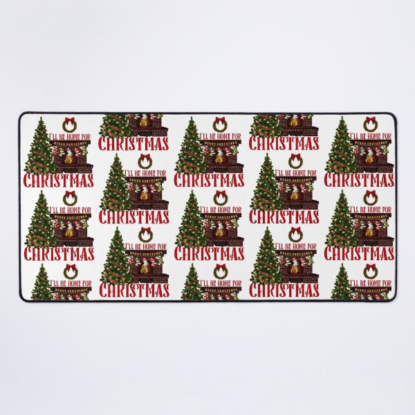 Item preview, Fireplace Warmth: “I’ll Be Home for Christmas” designed and sold by PawsitiveMum.