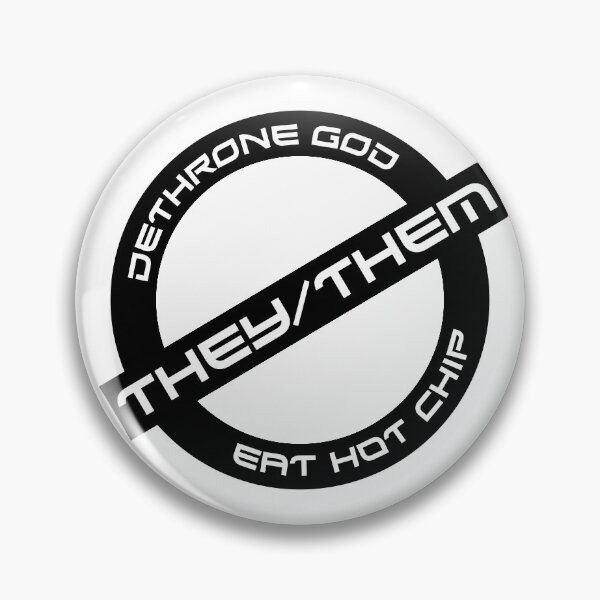 Item preview, Gender Stamp - Hot Chip - They/Them designed and sold by TalenLee.