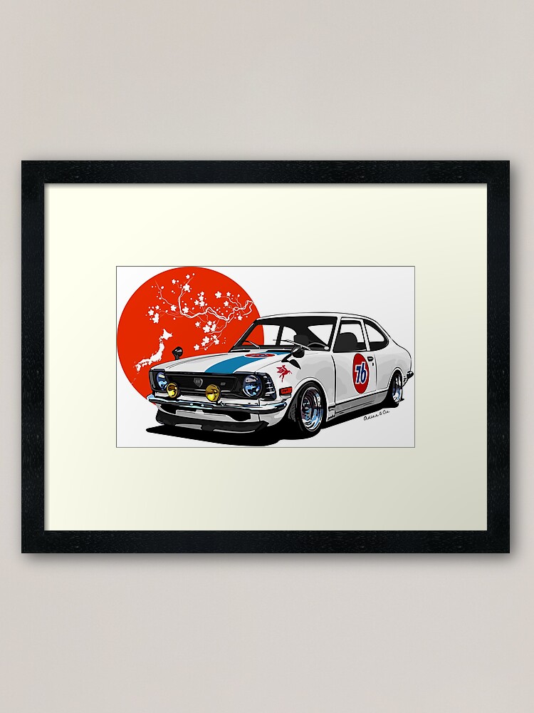 Alternate view of Japan drift Framed Art Print