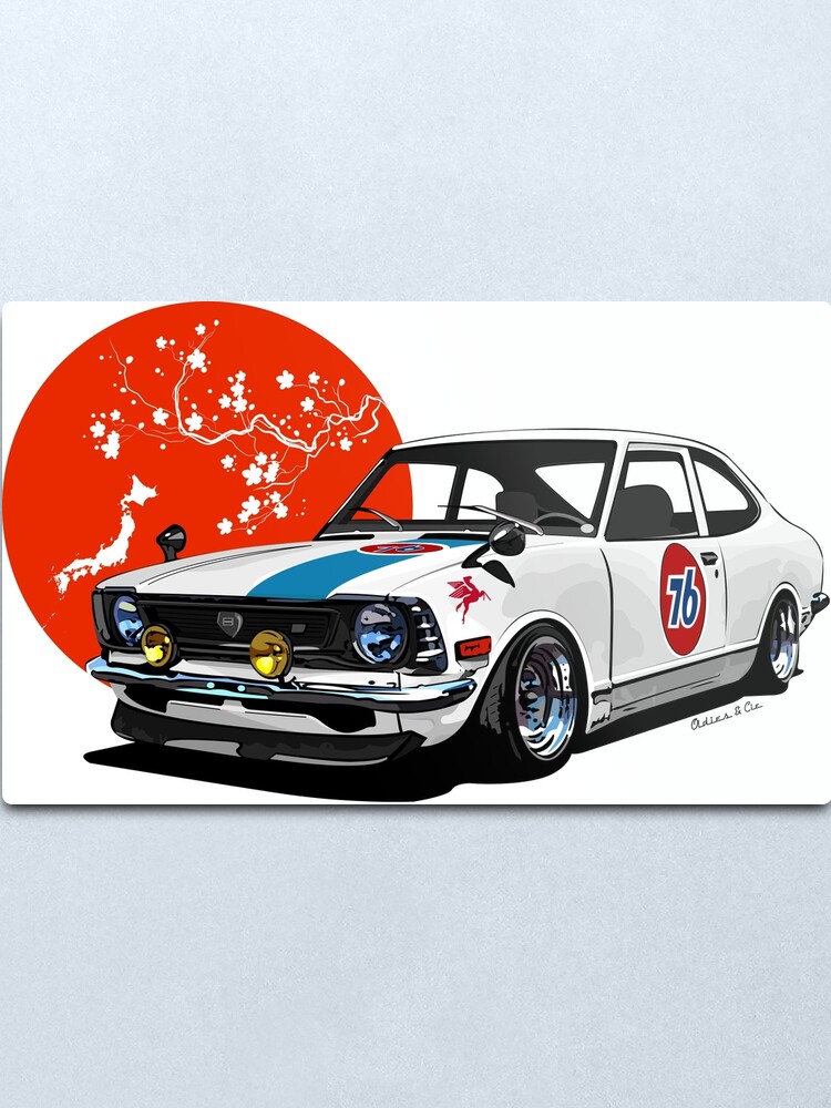 Alternate view of Japan drift Metal Print
