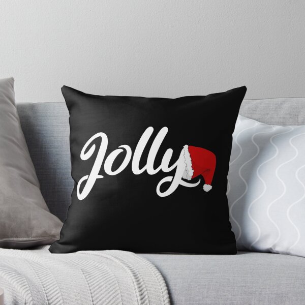 Artikelvorschau, Jolly with Santa Hat Weihnachtsferien Winter Schnee Weihnachtsmann entworfen und verkauft von SunriseStudio.
