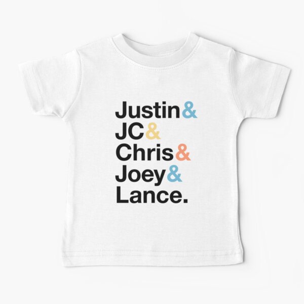 NSYNC Names & Ampersand Style Baby T-Shirt