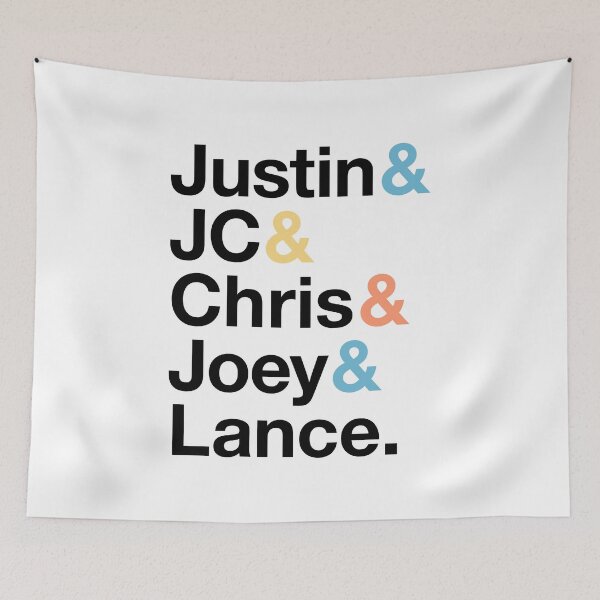 Item preview, NSYNC Names & Ampersand Style designed and sold by opalime.
