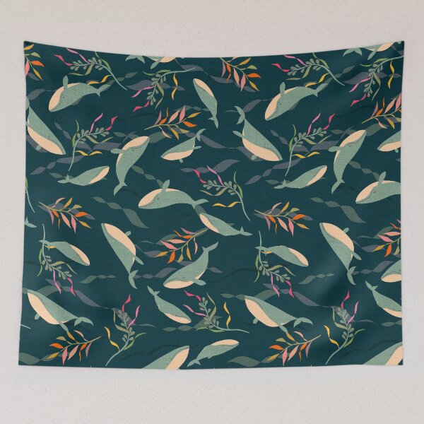 Item preview, Whale Dreaming Swimming in the Oceans designed and sold by Cecilia Mok.
