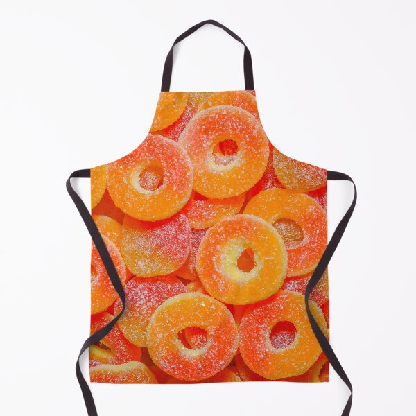 Item preview, Sour Peach Slices and Rings Gummy Candy Photograph designed and sold by patternsoup.