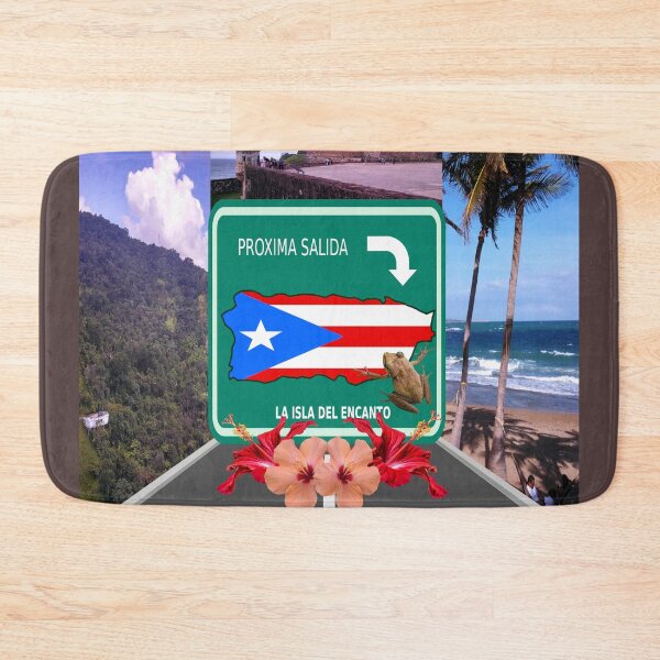 Item preview, Next Exit to Puerto Rico. Show your Puertorrican pride with this art design. Proxima Salida a La Isla Del Encanto. designed and sold by Verle-art.