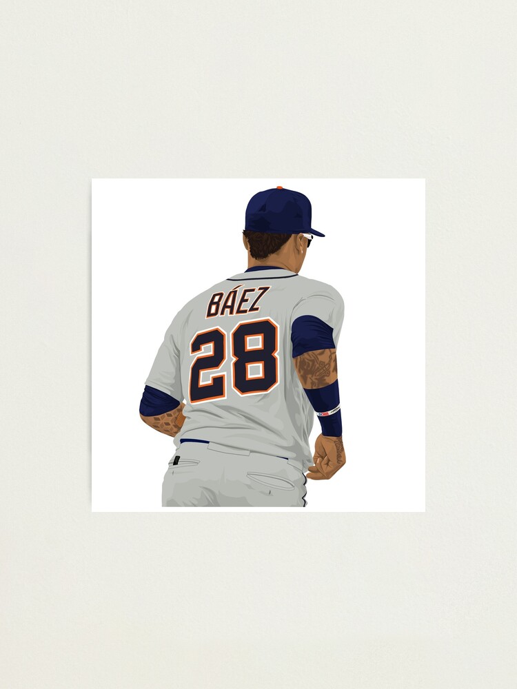 How to Draw Javier Baez for Kids Detroit Tigers Baseball Player