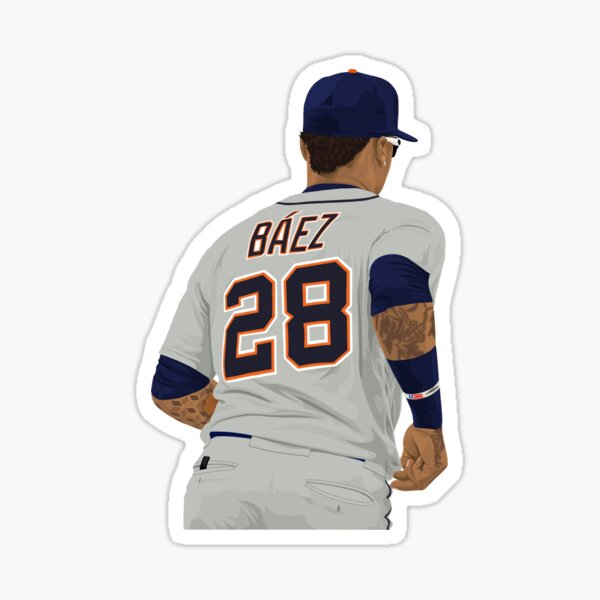 Javier Baez Baseball Edit Tapestries Tigers - Javier Baez