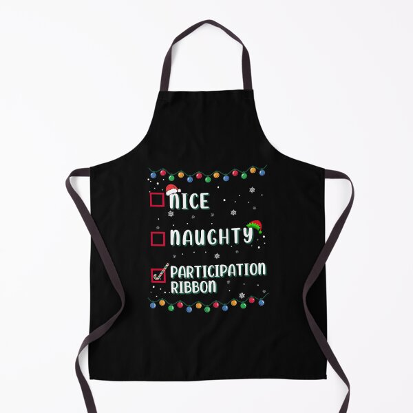 Item preview, Naughty Nice Participation Ribbon Medal Trophy Christmas Funny Humor designed and sold by FlorenciaBliss.