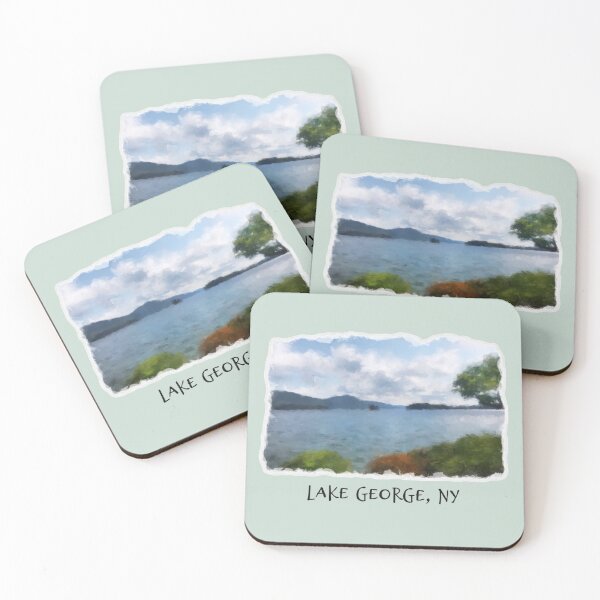 Item preview, Lake George New York Black Logo  designed and sold by DNiceGirl.