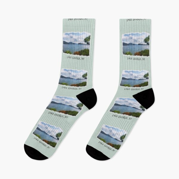 Item preview, Lake George New York Black Logo  designed and sold by DNiceGirl.