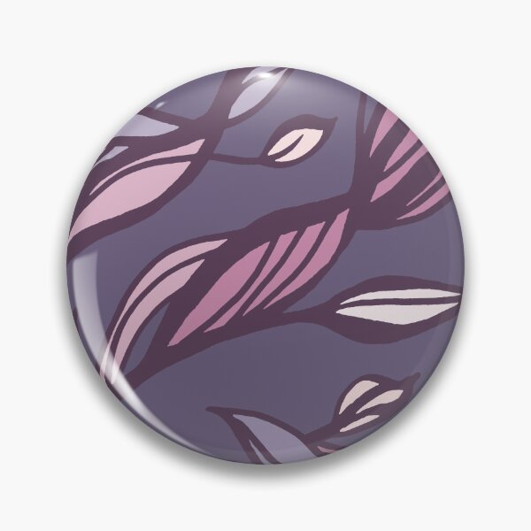 Item preview, Elegant  Abstract Leaves tattoo in Romantic Purple designed and sold by jeanyun48.