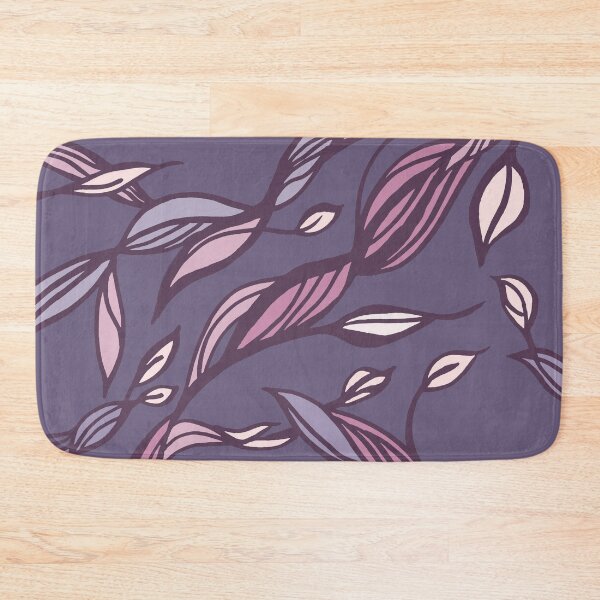 Item preview, Elegant  Abstract Leaves tattoo in Romantic Purple designed and sold by jeanyun48.