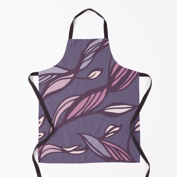 Item preview, Elegant  Abstract Leaves tattoo in Romantic Purple designed and sold by jeanyun48.