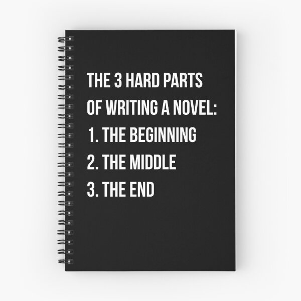 Item preview, Hardest Parts of Writing a Novel - Light on Dark designed and sold by redvioletart.