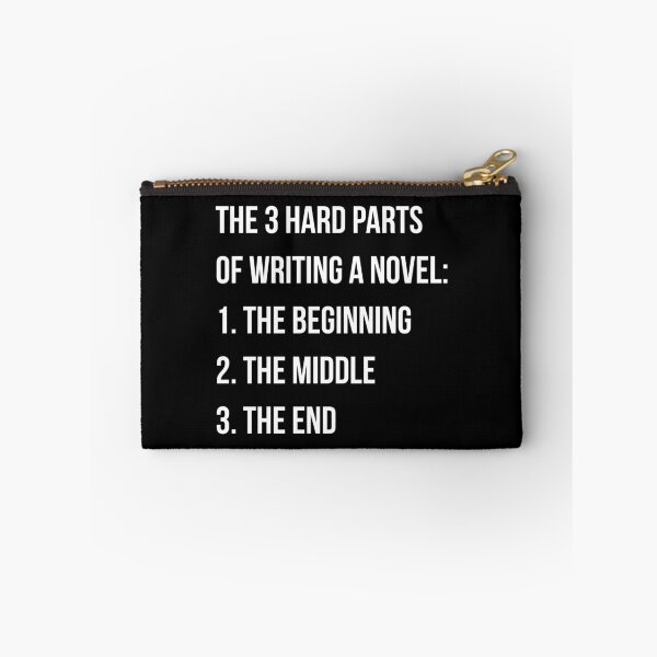 Item preview, Hardest Parts of Writing a Novel - Light on Dark designed and sold by redvioletart.