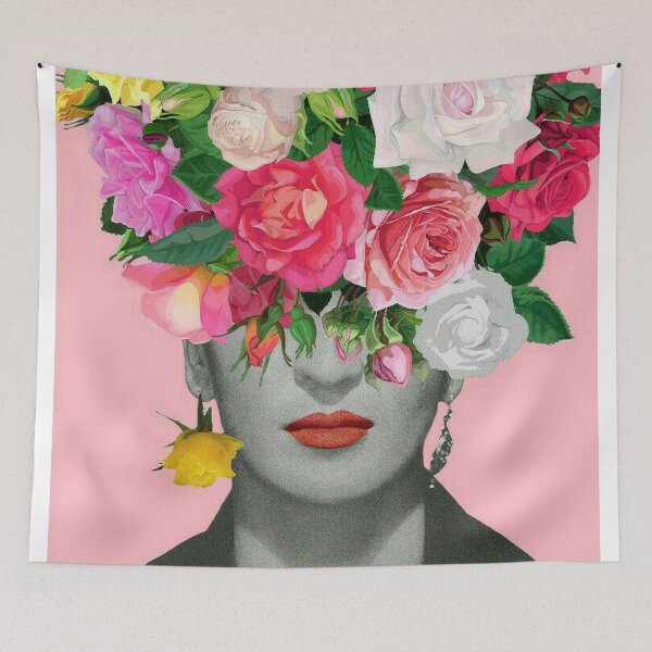 Item preview, beautiful flowers on head designed and sold by lauraix.