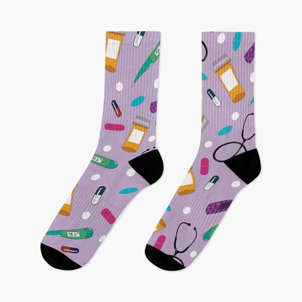 Item preview, Stethoscope and thermometer pattern/print designed and sold by Death-byart.