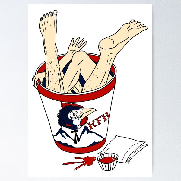 Item preview, Kentucky Fried Human bucket designed and sold by Andrei Verner.