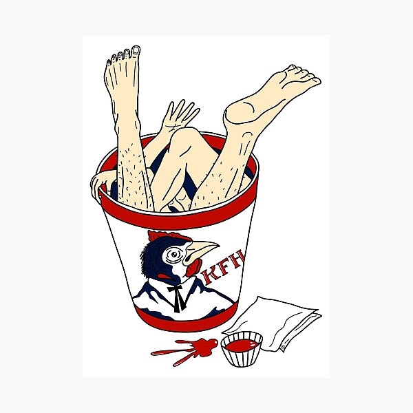Item preview, Kentucky Fried Human bucket designed and sold by Andrei Verner.