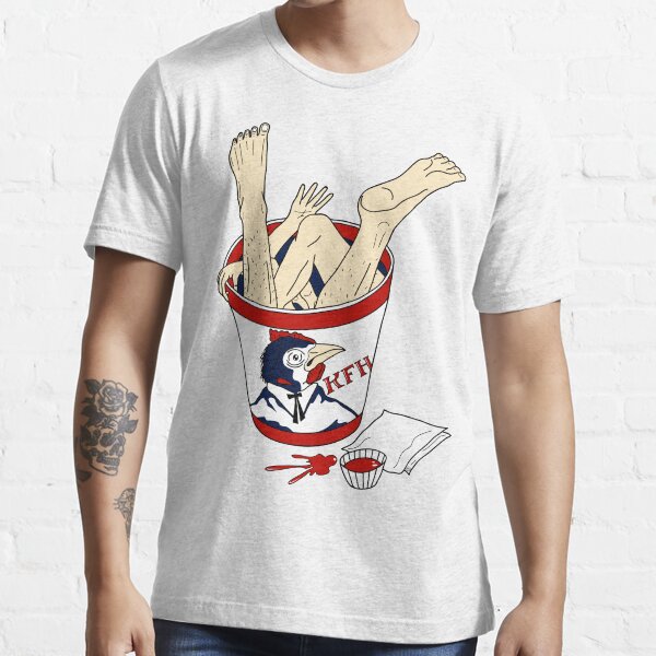 "Kentucky Fried Human bucket" Tshirt for Sale by grebenru Redbubble