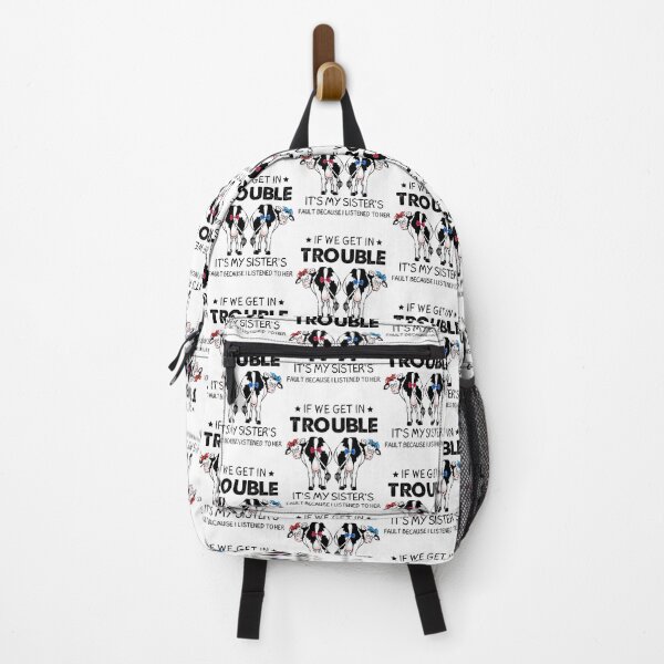 Item preview, Cow If We Get In Trouble designed and sold by LorryoChic.