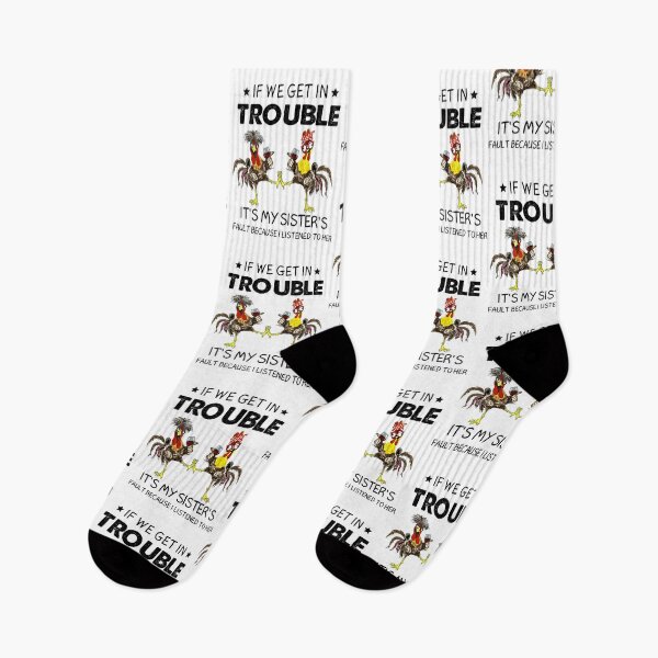 Item preview, Chicken If We Get In Trouble designed and sold by LorryoChic.