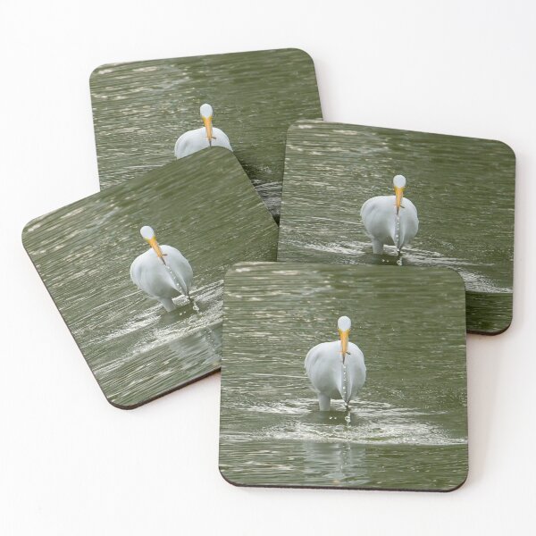 Item preview, Great Egret with a fish designed and sold by PaulKPhoto.
