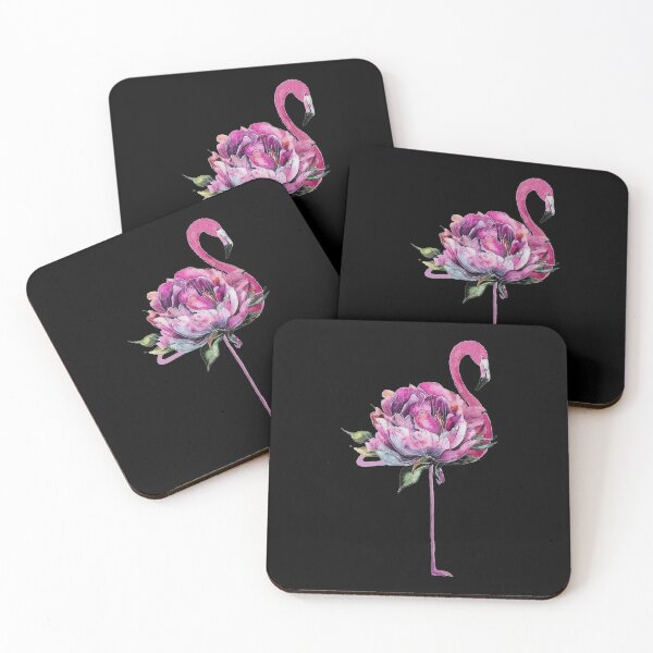 Item preview, Arte de acuarela de flores de flamenco designed and sold by LorryoChic.