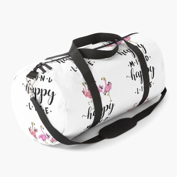 Item preview, Flamingo Happy Mind Happy Life designed and sold by LorryoChic.