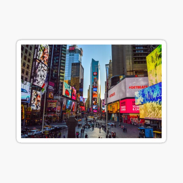 times square Sticker