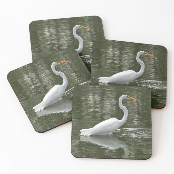 Item preview, Egret catches a fish designed and sold by PaulKPhoto.