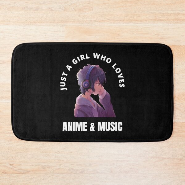 Item preview, Just A Girl Who Loves Anime And Music For Japanese K pop Music Lovers - Just A Girl Who Loves Anime And Music designed and sold by Funwithmusic.