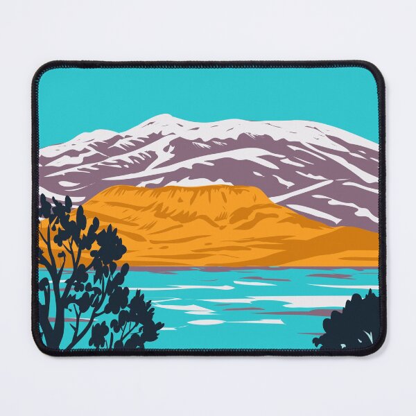 Item preview, Wild Horse State Recreation on Northeast Shore of Wild Horse Reservoir North of Elko Nevada USA WPA Poster Art designed and sold by patrimonio.