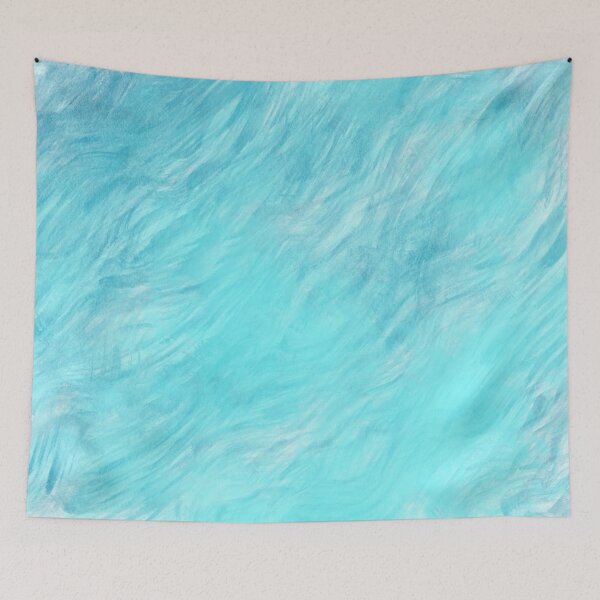 Item preview, Soothing Teal Blue Waves designed and sold by strongpurpose.