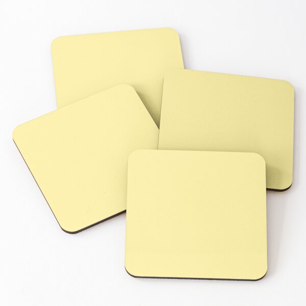 Item preview, Pastel Retro Yellow Solid Pure Color designed and sold by ViewerEqualsPhoton.