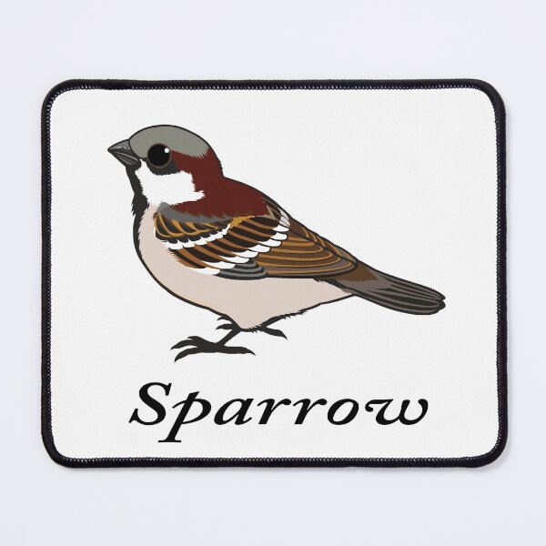 Item preview, Sparrow Illustration designed and sold by Hedgie Designs.