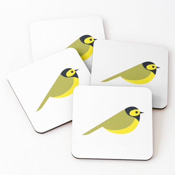 Item preview, Minimalist Hooded Warbler designed and sold by jspiggle.