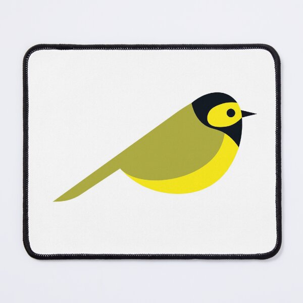 Item preview, Minimalist Hooded Warbler designed and sold by jspiggle.