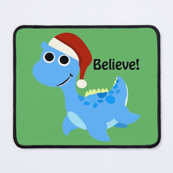 Item preview, Believe! Cute Santa Nessie designed and sold by Hedgie Designs.