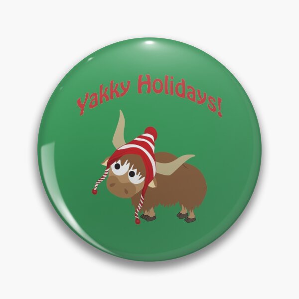 Item preview, Yakky Holidays Christmas Yak designed and sold by Hedgie Designs.
