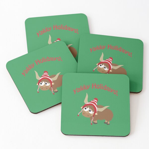 Item preview, Yakky Holidays Christmas Yak designed and sold by Hedgie Designs.