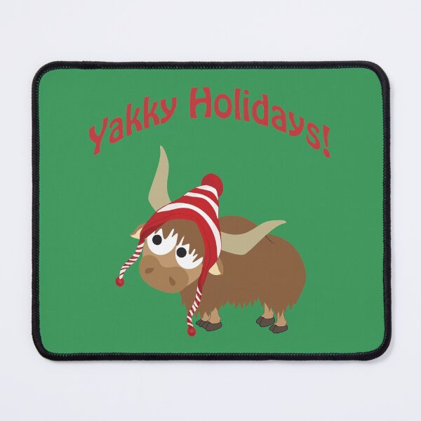 Item preview, Yakky Holidays Christmas Yak designed and sold by Hedgie Designs.